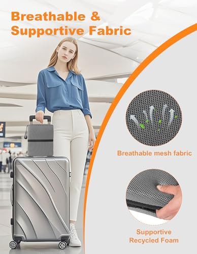 Compact foldable airplane and travel seat cushion — photo 4