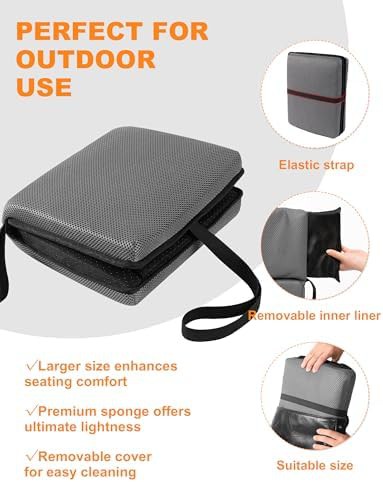 Compact foldable airplane and travel seat cushion — photo 5