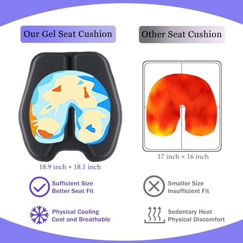 Soft one inch gel sciatica cushion — photo 5