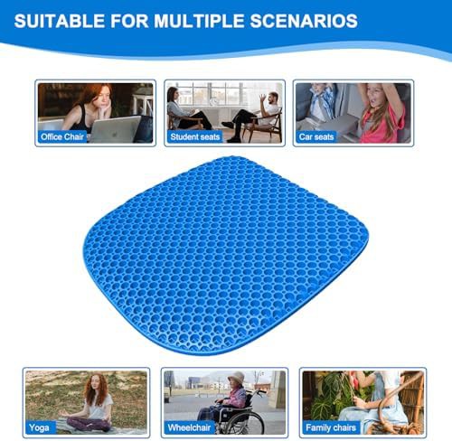 Extra large gel cushion for office chairs — photo 4