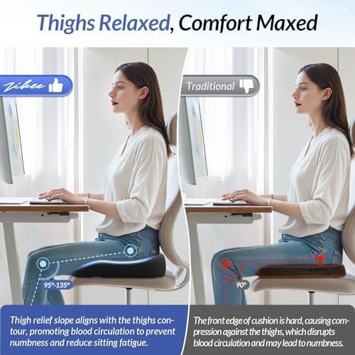U-shaped cushion with thigh relief slope — photo 3
