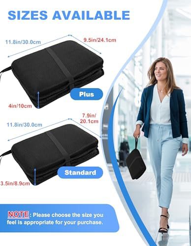 Travel ready foldable seat cushion for flights — photo 3