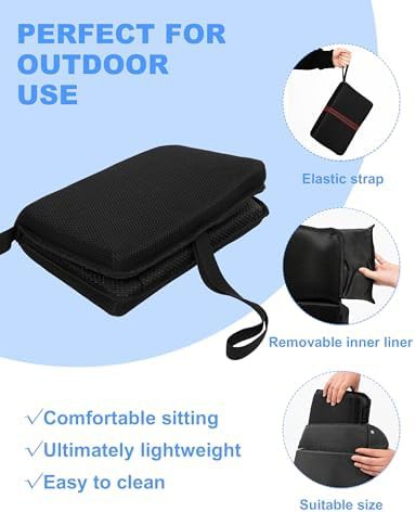 Travel ready foldable seat cushion for flights — photo 5