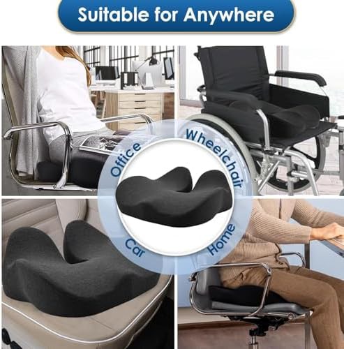 Large coccyx cushion with washable cover — photo 4