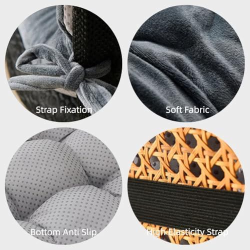 Plush velvet gamer chair seat pad — photo 4