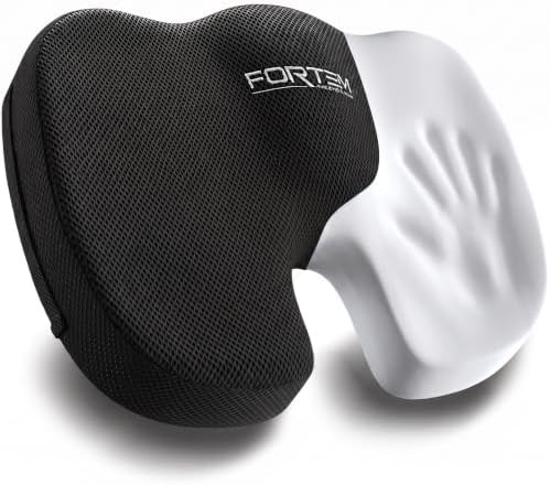 Memory foam cushion for tailbone relief
