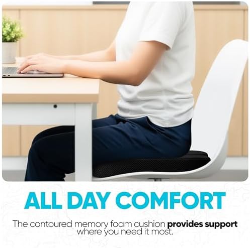 Memory foam cushion for tailbone relief — photo 4