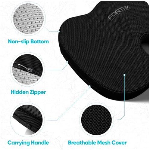Memory foam cushion for tailbone relief — photo 5