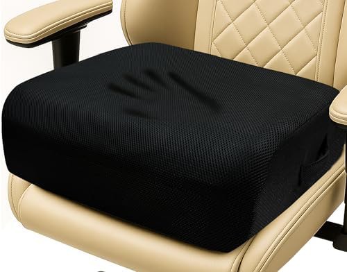 Extra thick memory foam booster seat