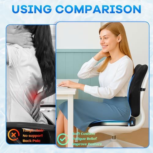 Gel and mesh lumbar support set — photo 4