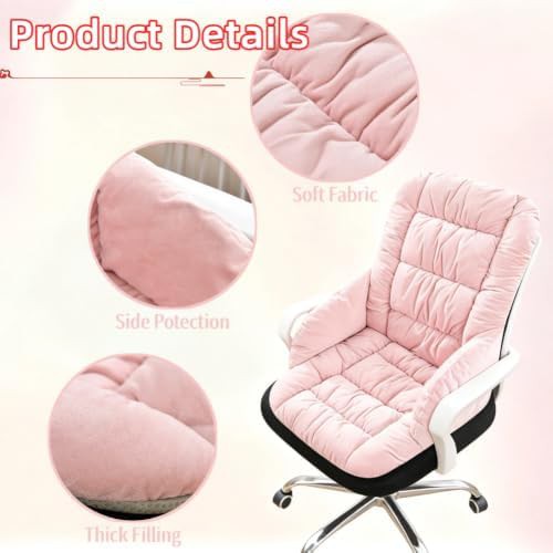 Desk chair cushion with high back support — photo 3