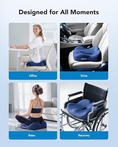 Cooling gel memory foam seat pad — photo 4