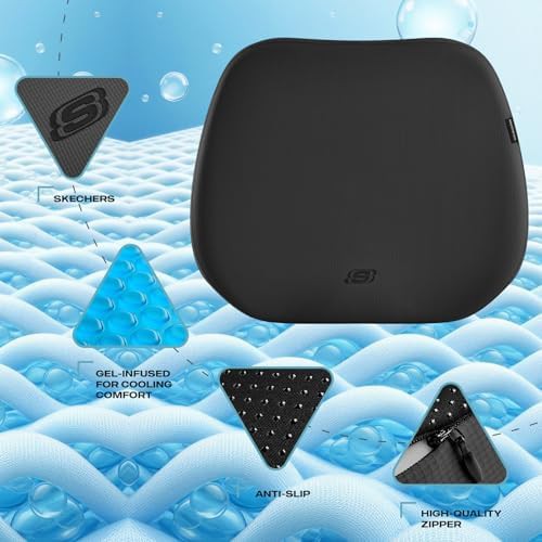 Black gel and memory foam cushion — photo 3