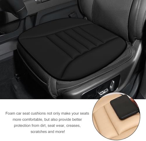 Black memory foam car seat pad — photo 5