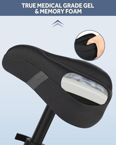 Gel bicycle saddle cover for men — photo 4
