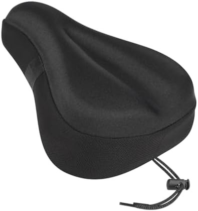 Comfort cycling gel seat pad