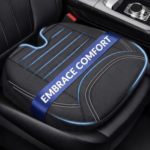 Wedge car cushion with breathable mesh
