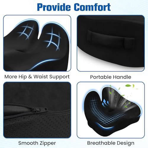 Extra thick memory foam office cushion — photo 3