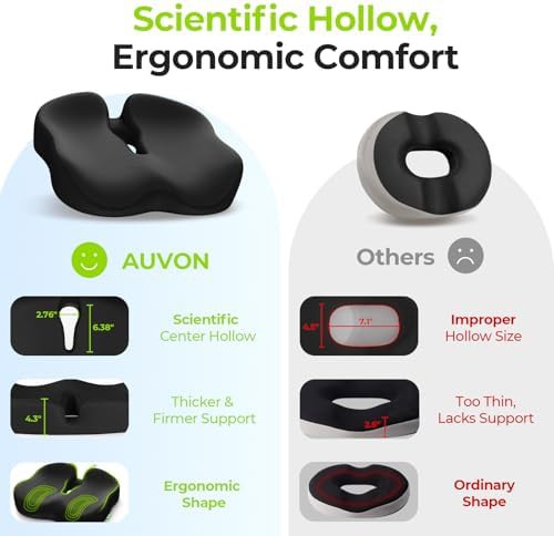 Thick memory foam hemorrhoid relief cushion — photo 4