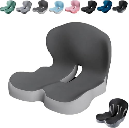 Integrated gray memory foam seat cushion