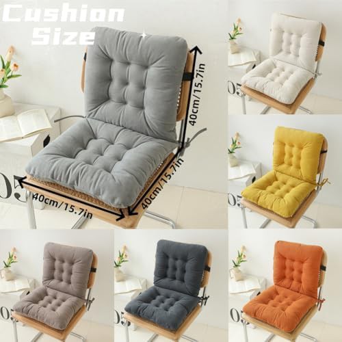 Desk chair cushion with security ties — photo 4