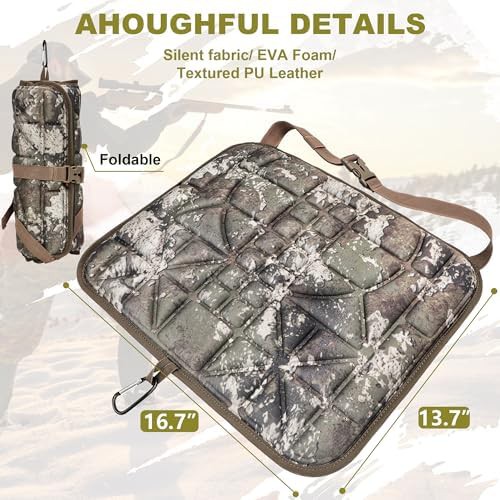 Waterproof silent memory foam hunting cushion — photo 3