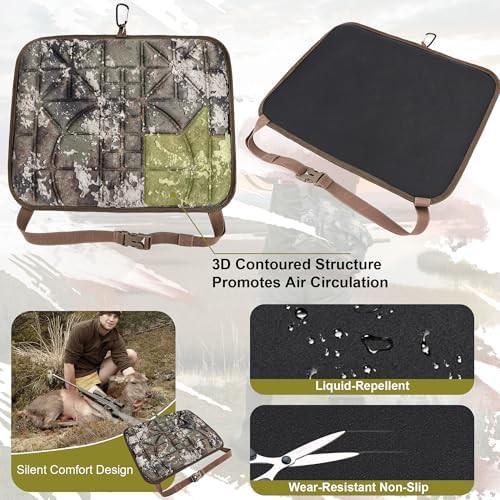 Waterproof silent memory foam hunting cushion — photo 4
