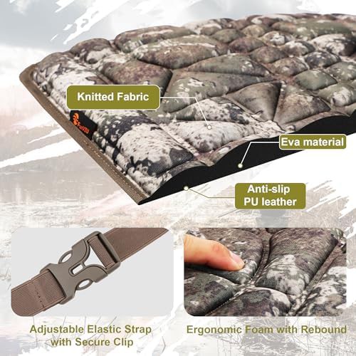 Waterproof silent memory foam hunting cushion — photo 5