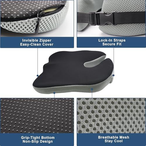 Memory foam wedge cushion for trucks and cars — photo 4