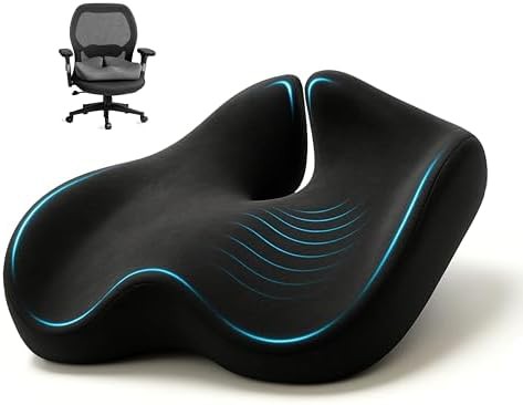 Extra large washable office chair cushion
