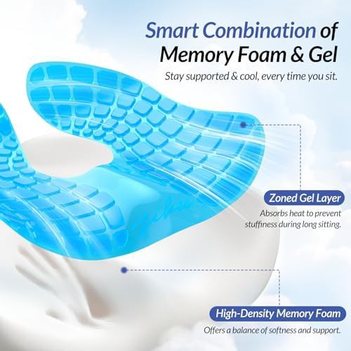 Gel seat cushion for cooling comfort — photo 4
