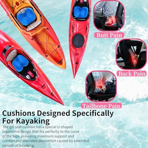 Kayak cooling gel seat with mesh — photo 5