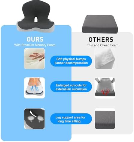 Memory foam car seat back support — photo 5