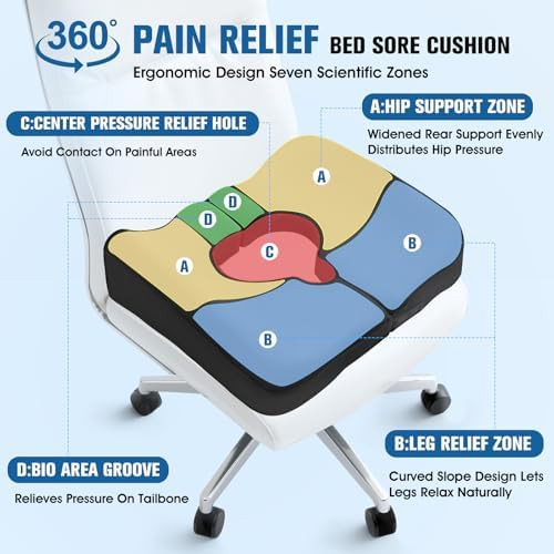 Pressure relief cushion for bed sores — photo 3