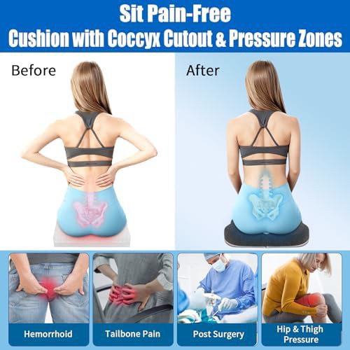 Gel wheelchair cushion for pressure relief — photo 5