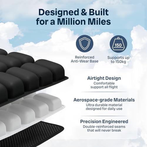 Inflatable airplane cushion with adjustable strap — photo 4