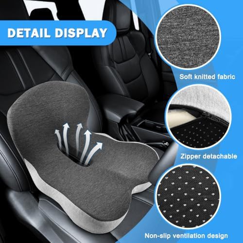 L-shaped memory foam back support — photo 3
