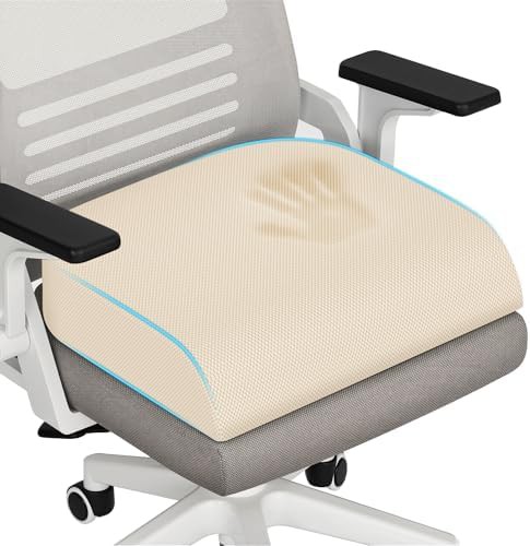 Tranquilrelax 3 inch memory foam booster khaki