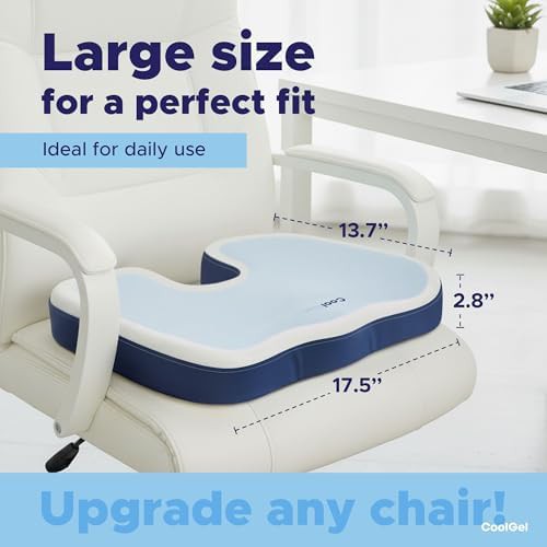 U-shaped cooling gel memory foam cushion — photo 3