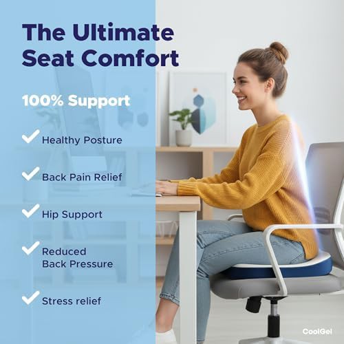 U-shaped cooling gel memory foam cushion — photo 4