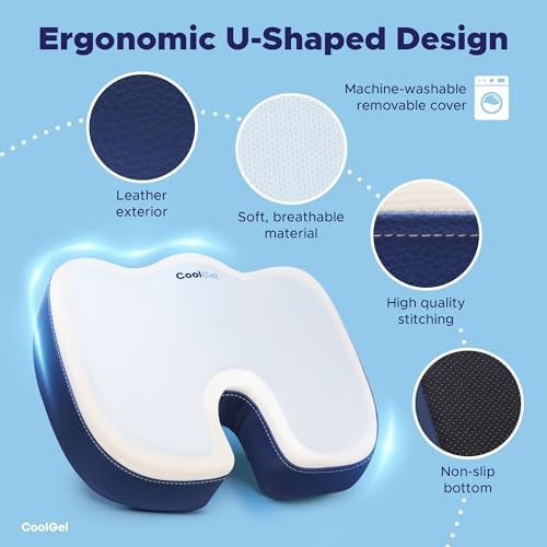 U-shaped cooling gel memory foam cushion — photo 5