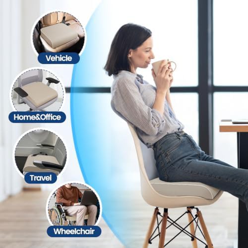Memory foam tailbone pain relief chair pad — photo 4