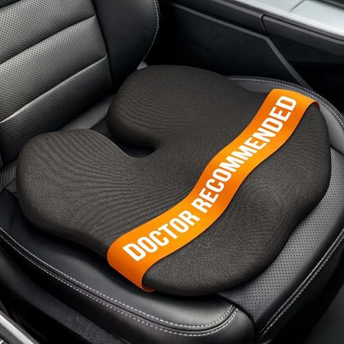 Memory foam car seat booster cushion