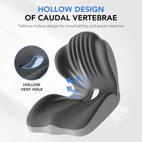 Grey L-shaped waist and seat support — photo 3