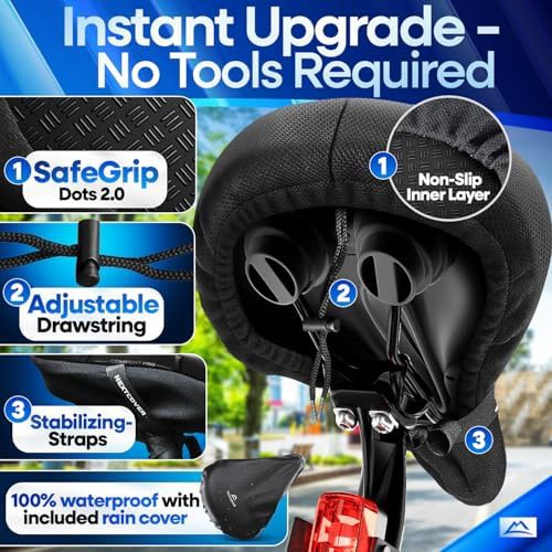Ergonomic spin bike foam cushion — photo 5