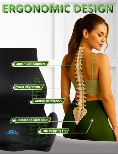 One piece full back and lumbar support — photo 4