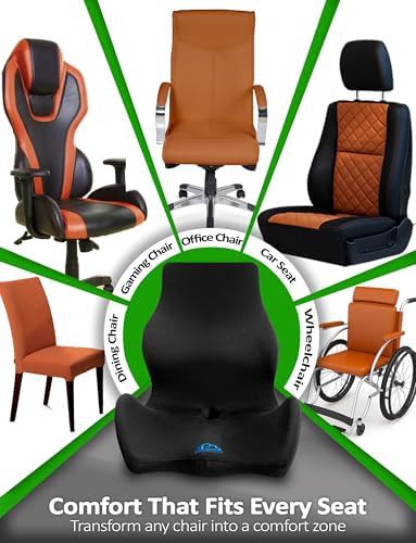 One piece full back and lumbar support — photo 5