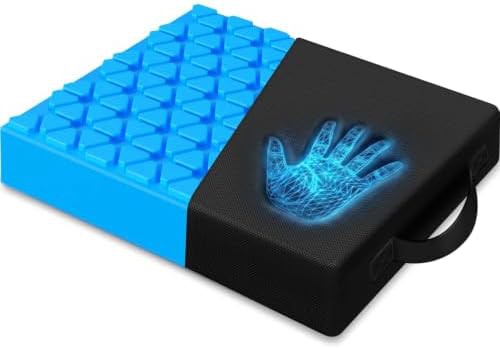 Black memory foam patterned core cushion