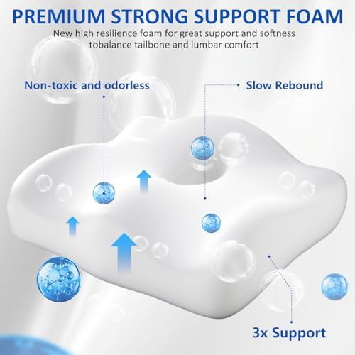 Black seat cushion with integrated back support — photo 4