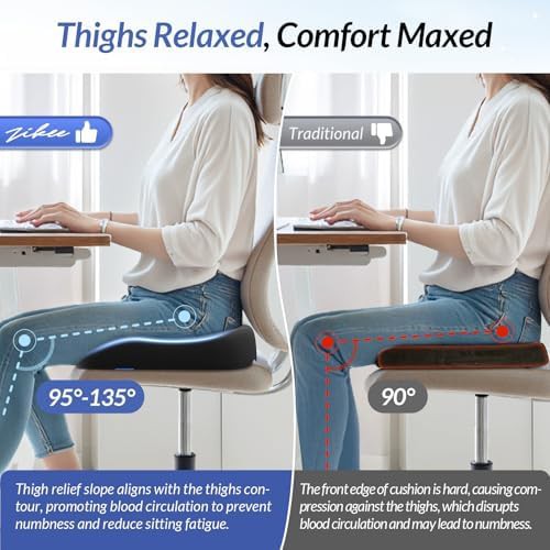 Ergonomic cushion with slope for long sitting — photo 4
